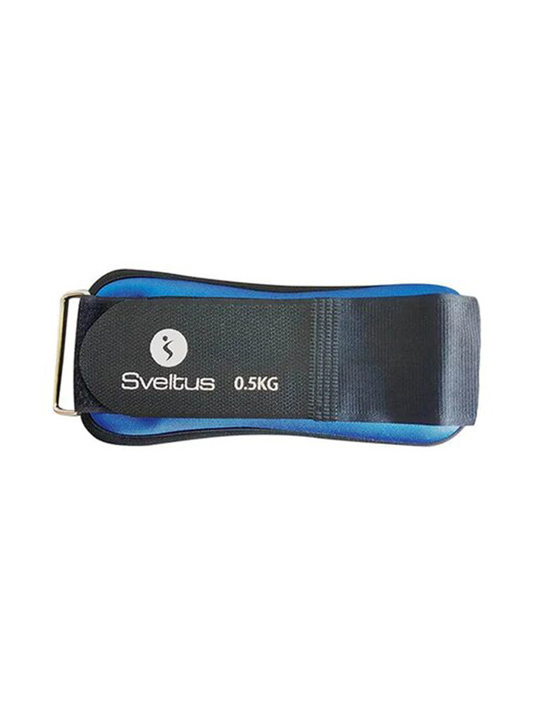 

Sveltus Ankle & Wrist Weights, 2 Piece x 0.5 KG, Blue/Black