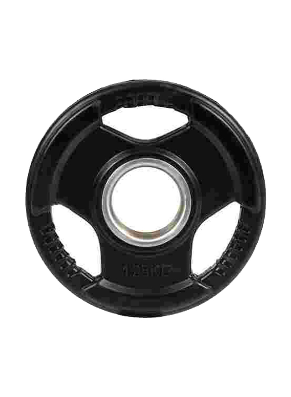 

Okpro Staines Upturned Ring Rubber Coated Plate, OK2005, 1.25KG, Black