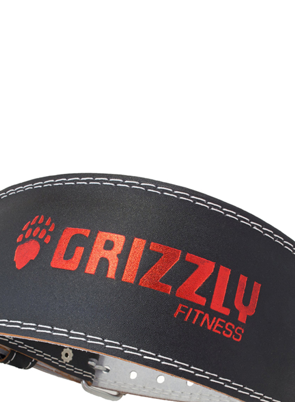 Grizzly Fitness Pacesetter Padded Pro Weight Belt, 6", Large, 8464-04-6-BLK, Black