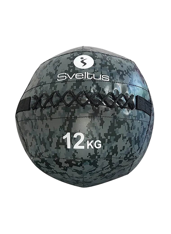 Sveltus Wall Ball, 12 KG, Camouflage