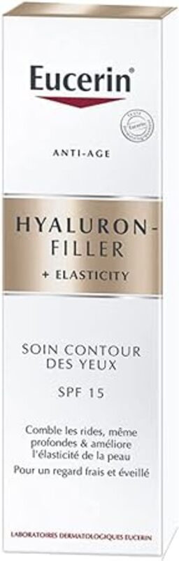 Eucerin Hyaluron-Filler + Elasticity Eye Contour Care SPF15 15 ml