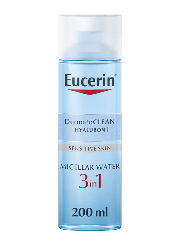 Eucerin DermatoClean Hyaluron 3-in-1 Micellar Cleansing Fluid with Hyaluronic Acid, 200ml