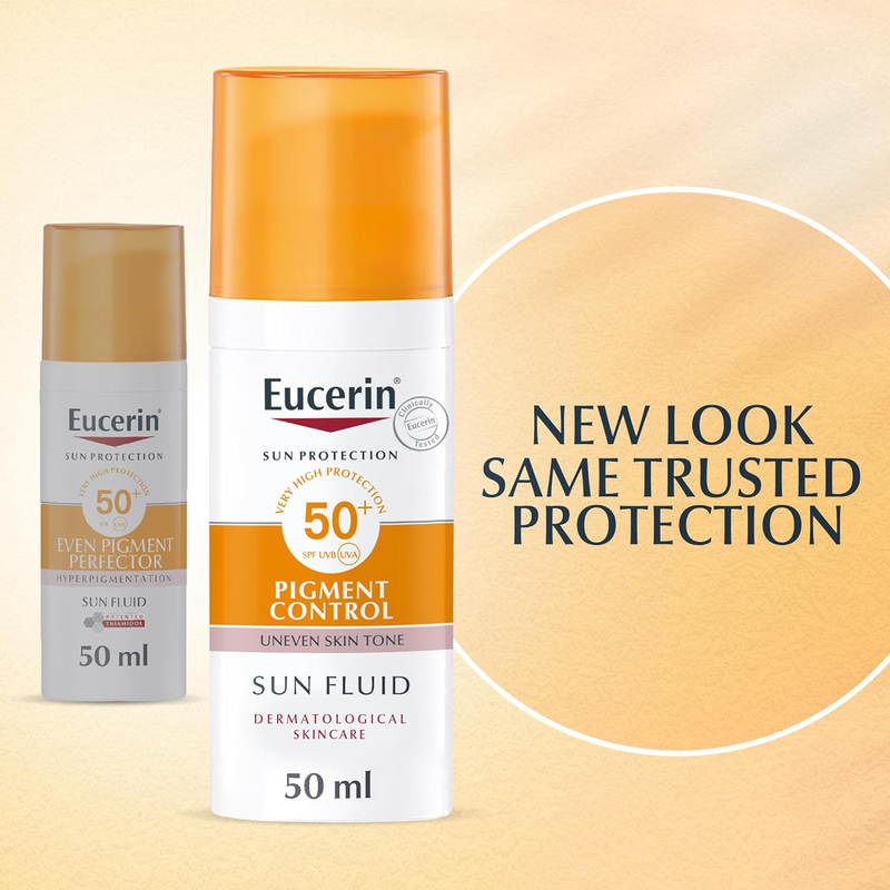Eucerin SPF50+ Even Pigment Perfector Pigment Control Face Sunscreen, 50ml