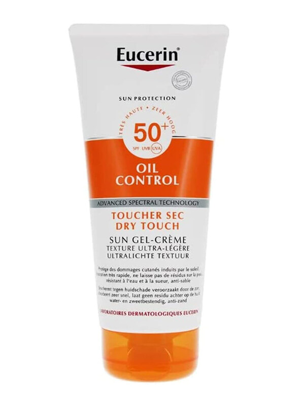 

Eucerin SPF50+ Sun Body Gel-Cream Dry Touch for Oily and Acne-Prone Skin, 200ml