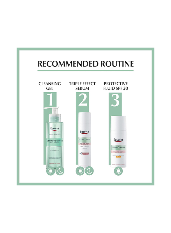 Eucerin DermoPurifyer Oil Control Triple Effect Face Serum, 40ml