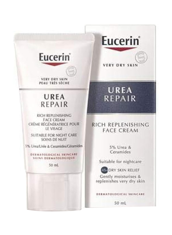 Eucerin Dry Skin Replenishing Face Night Cream, 50ml