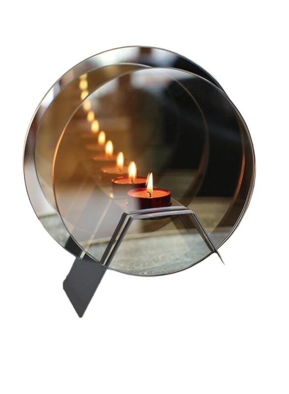 

Generic Infinity Candle with magical effect of candles mirrored