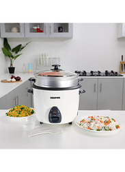 Geepas 1L Electric Aluminium Rice Cooker, 400W, GRC4325, Multicolour