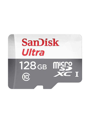 SanDisk 128GB Ultra MicroSDXC Memory Card, Multicolour