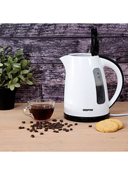 Geepas 1.7L Cordless Electric Kettle, 2200W, with Safety Lock & Boil Dry Protection, GK5449N, Blue