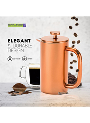 Royalford 800ml Double Wall Coffee Press, Brown