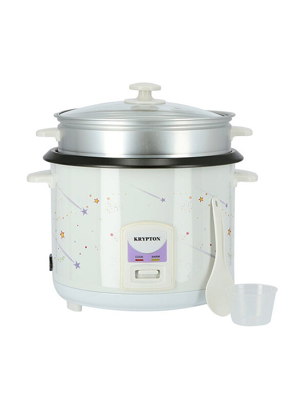 Krypton 2.8L Electric Rice Cooker, KNRC6106, Multicolour