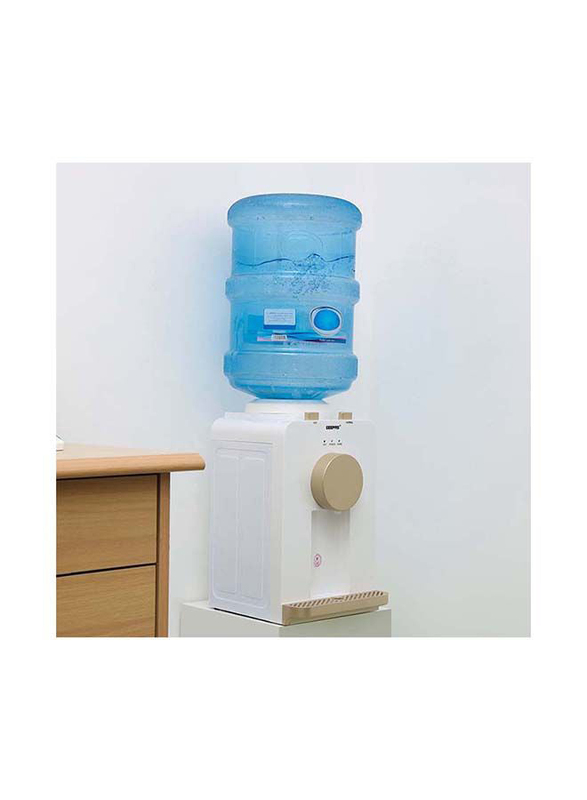 Geepas Hot & Normal 2 Taps Water Dispenser, GWD17032, White