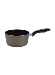 Royalford 18cm Non-Stick Round Milk Pan, Grey/Black