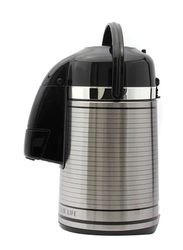 Royalford 3 Ltr Stainless Steel Vacuum Flask, Black/Silver