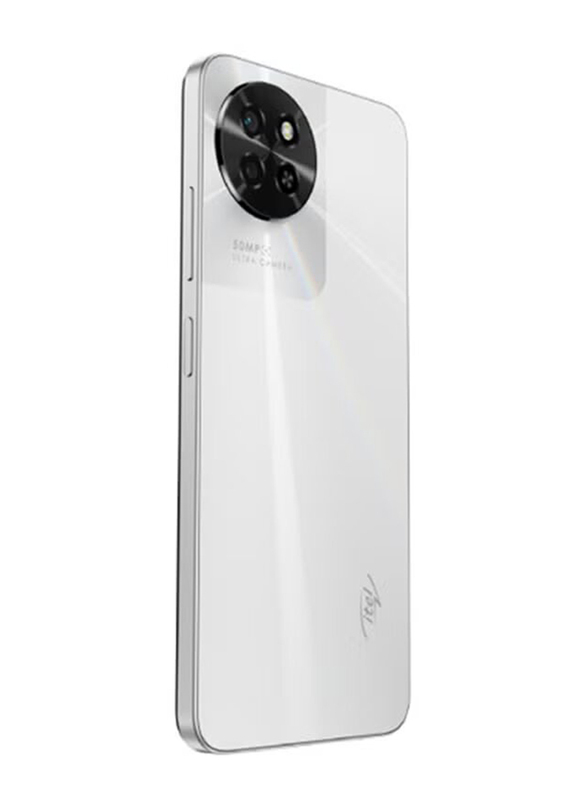 Itel S23 256GB Mystry White, 8GB RAM, 4G, Dual Sim Smartphone, Middle East Version