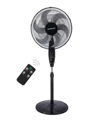 Olsenmark Classic Stand Fan With Remote, 75W, OMF1793, Black