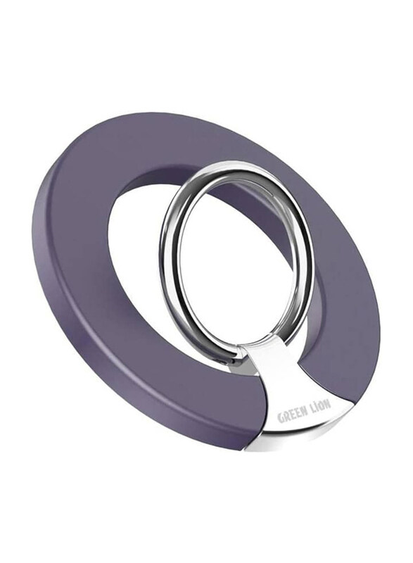 

Green Lion Magnetic Ring Buckle, Purple