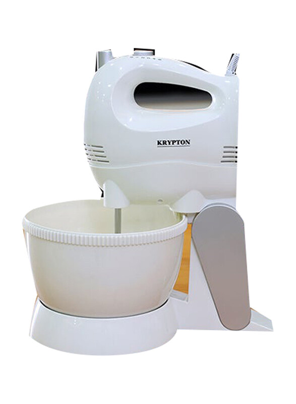 Krypton Electric Hand & Stand Mixer, 250W, KNSM6242, White