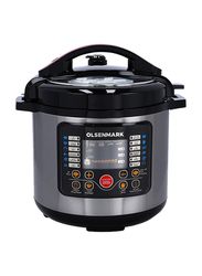 Olsenmark 6L Electric Digital Pressure Cooker, 1000W, OMMC2436, Multicolour