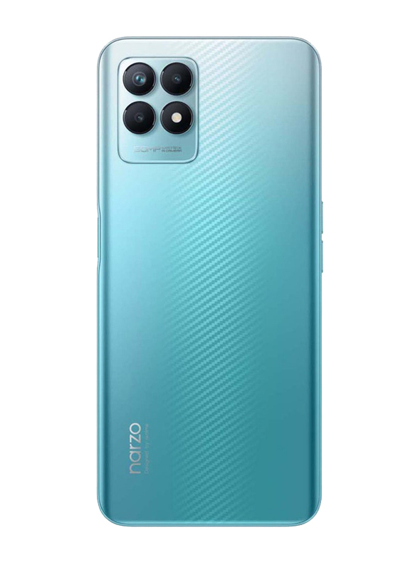 Realme Narzo 50 128GB Arabic Blue, 6GB RAM, 4G LTE, Dual Sim Smartphone, Middle East Version