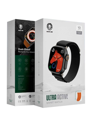 Green Lion 49mm Ultra Smartwatch, Titanium/Orange