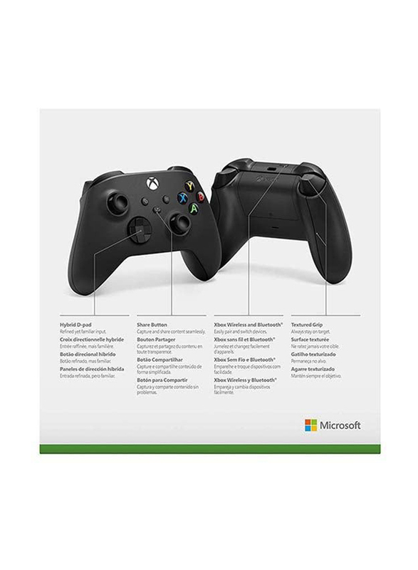 Microsoft Xbox Wireless Controller for Xbox Series X S/Xbox One/Windows10/11/Android/iOS, Black