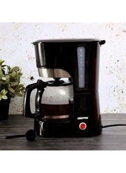 Geepas 1.5L Coffee Maker, 850W, GCM6103, Black
