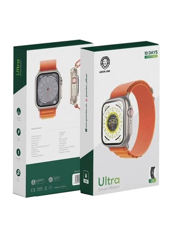 Green Lion 49mm Ultra Smartwatch, Black