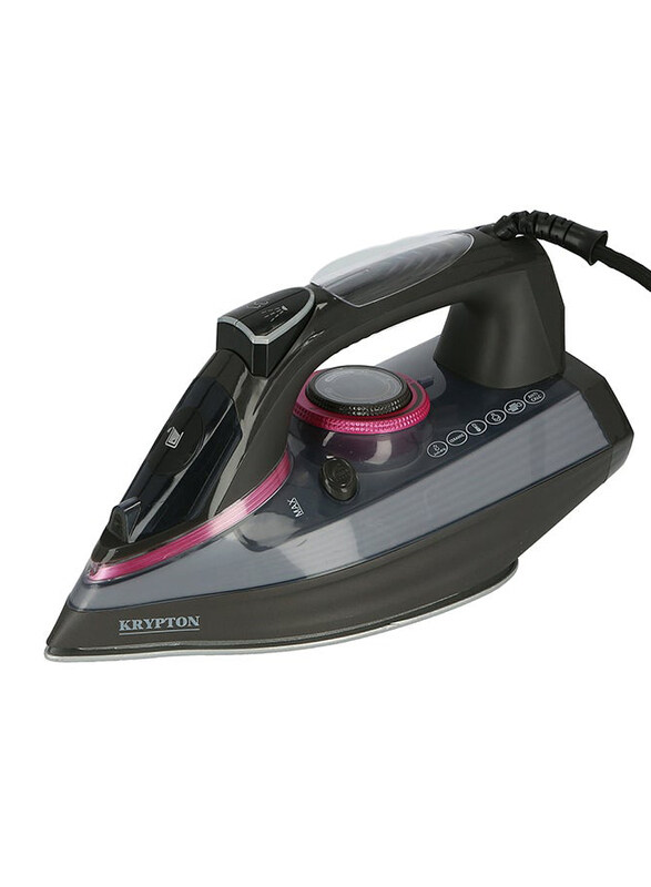 

Krypton Non-Stick Soleplate Steam Iron, 2200W, KNSI6137, Black/Grey