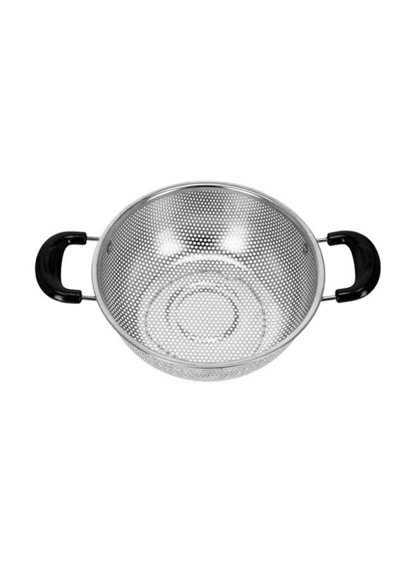 

Royalford 25cm Strainer Basket, Silver/Black