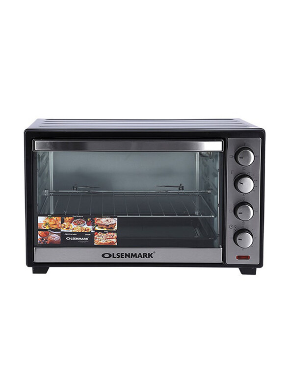 Olsenmark 48L Electric Oven with Rotisserie, 2000W, OMO2141, Black