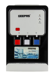 Geepas Desktop Water Dispenser with Three Taps, 580W, GWD17022, White/Black