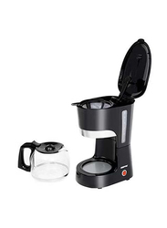 Geepas 1.5L Filter Coffee Maker Machine, 1000W, GCM6103, Black/Clear