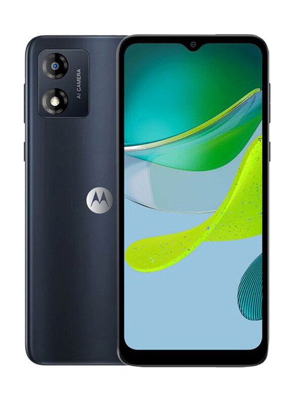 

Motorola E13 64GB Cosmic Black, 2GB RAM, 4G LTE, Dual Sim Smartphone, Middle East Version