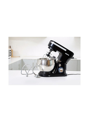 Geepas 5L 2-in-1 Stainless Steel Electric Hand & Stand Mixer, 1000W, GSM43038UK, Black