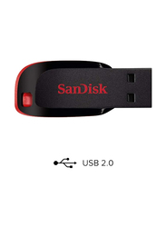 SanDisk 16GB Cruzer Blade USB 2.0 Flash Drive, SDCZ50-016G-B35, Black
