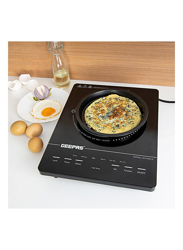 Geepas Digital Infrared Cooker with 4 Digit LED Display, GIC33013, Black