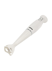 Geepas 600ml Stainless Steel Blade Hand Blender with 2 Speed, 200W, GHB6143, White