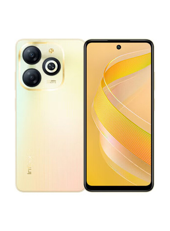 

Infinix Smart 8 64GB Shinny Gold, 3GB RAM, 4G, Dual Sim Smartphone, Middle East Version