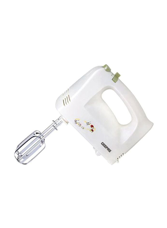 Geepas Professional Electric Handheld Mixer, GHM2001, White