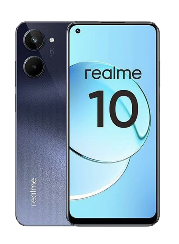 Realme 10 256GB Black, 8GB RAM, 4G LTE, Dual Sim Smartphone, Middle East Version