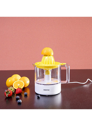 Geepas Portable Citrus Juicer Set, GCJ9900, Yellow/White