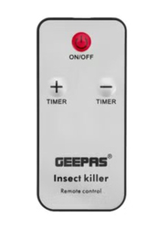 Geepas Mosquito Killer With Remote Control, GBK25605, Dark Grey