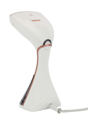 Geepas Handheld Garment Steamer with Turbo Extreme Performance, 0.25L, 1500W, GGS25035, White/Pink