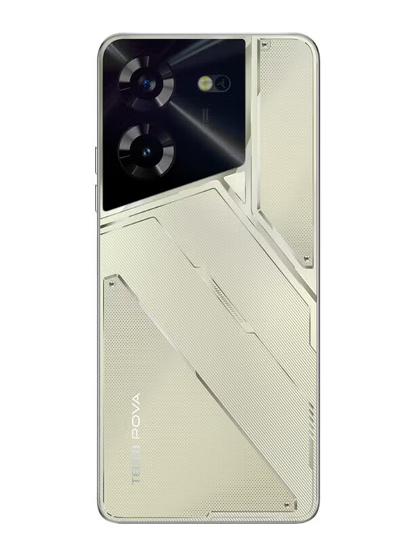 Tecno Pova 5 256GB Amber Gold, 8GB RAM, 4G, Dual Sim Smartphone, Middle East Version