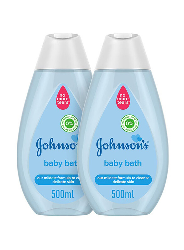 Johnson's 2 x 500ml Baby Bath with Mildest Formula for Kids