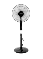 Krypton Plastic 3 Speed Fan, 45W, KNF6153, Black
