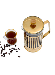 Royalford 1000ml French Press Coffee Maker, Gold