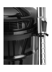 Geepas Dry And Blow Vacuum Cleaner Stainless Steel Drum Tank With Powerful Copper Motor, 21L, 2300W, Gvc2592, Black